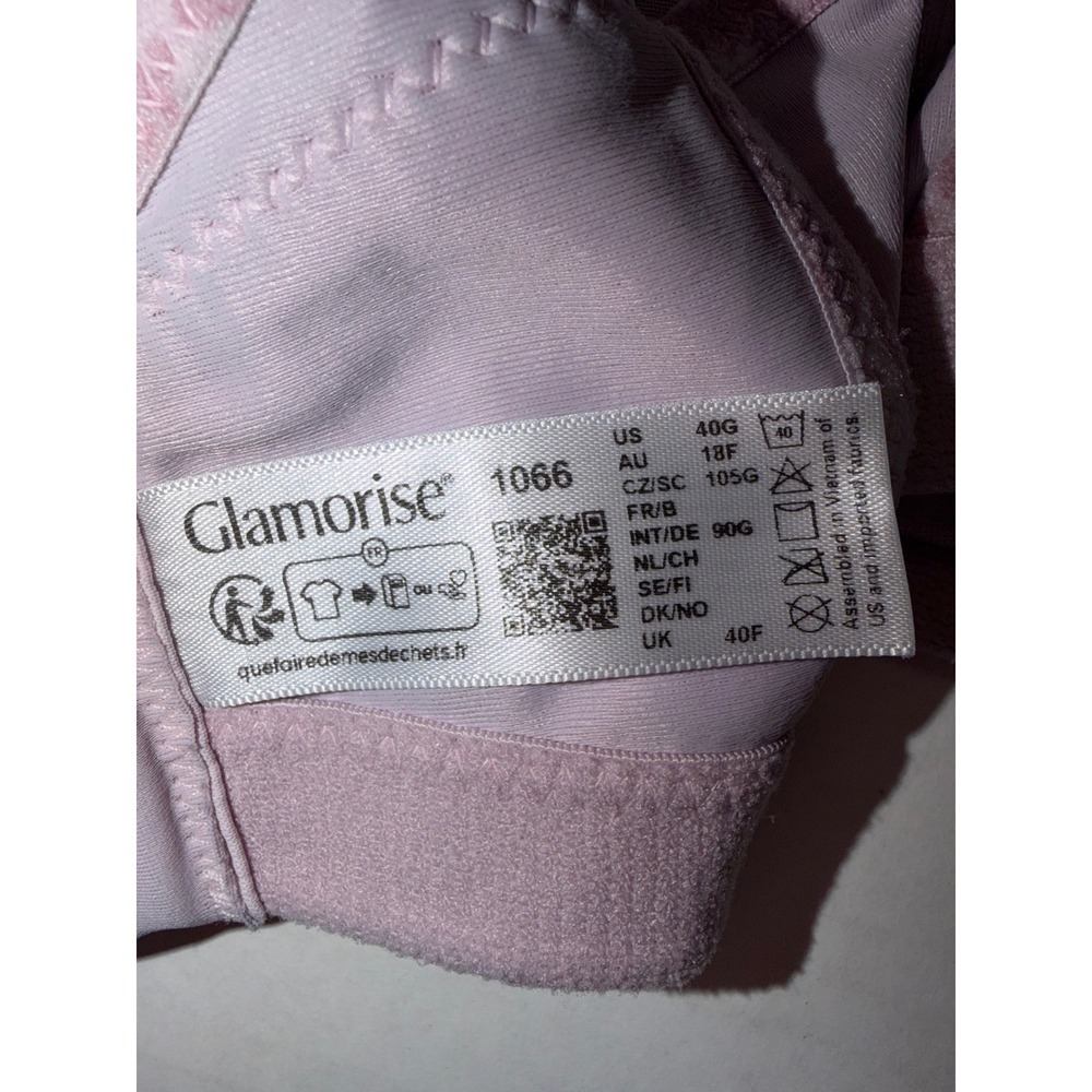 Glamorise Sport MagicLift High Impact Sports Bra 2 Pack Pink Grey 1066 40G - Picture 5 of 8